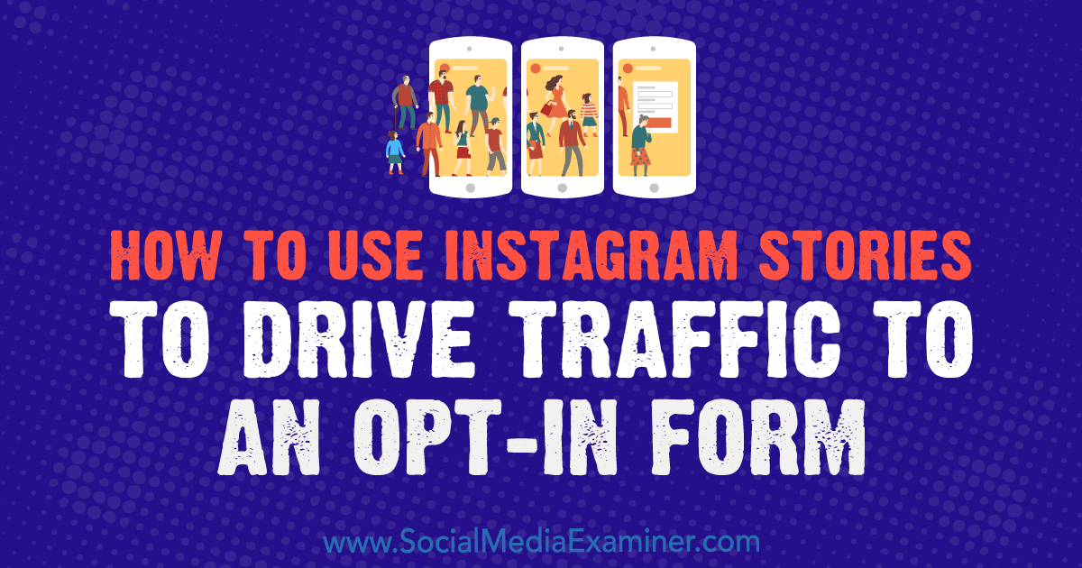 How to Use Instagram Stories to Drive Traffic to an Opt-In Form