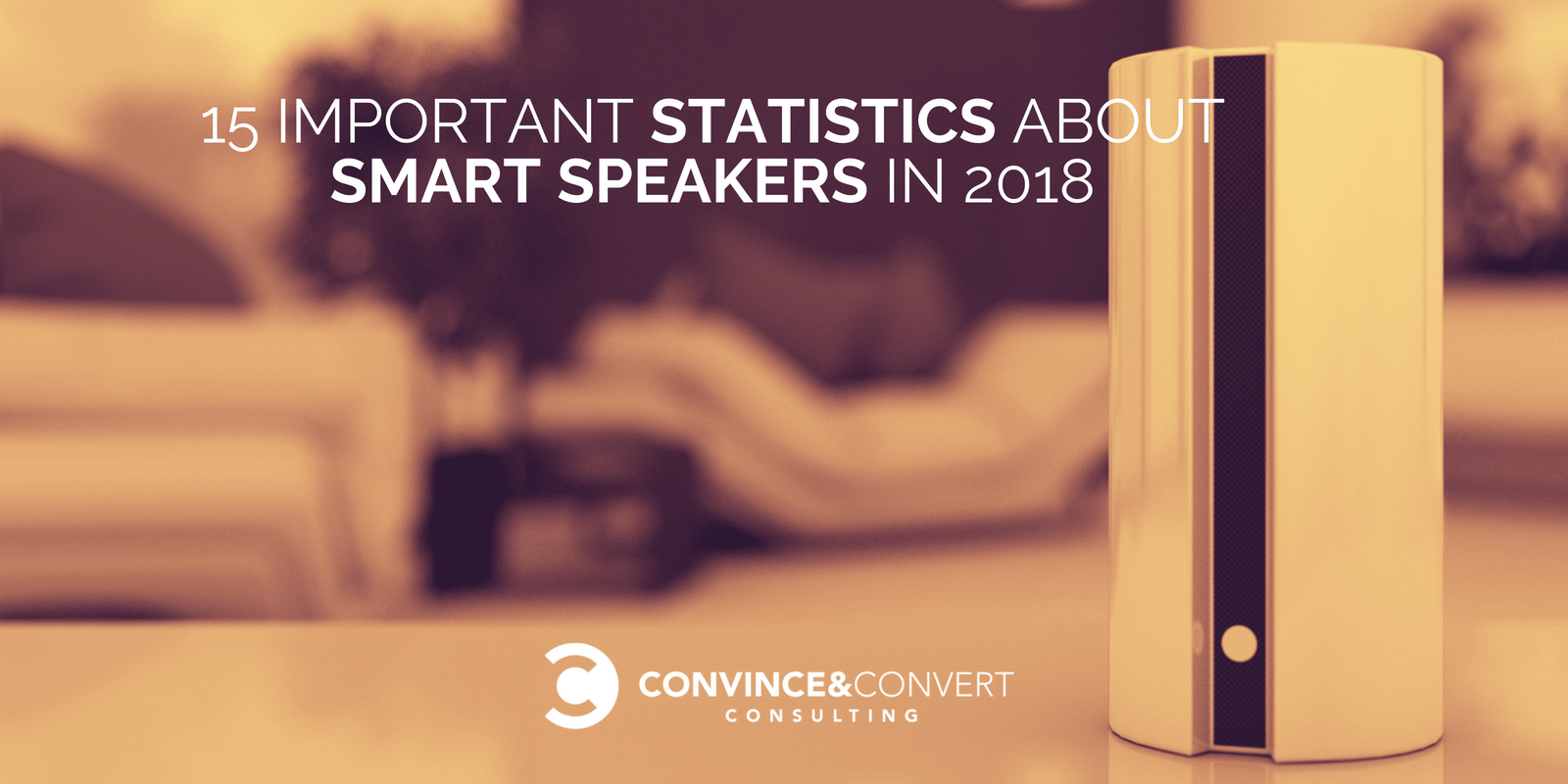 15 Important Statistics About Smart Speakers in 2018