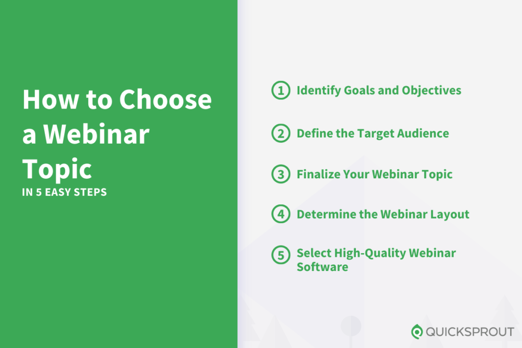 How to Choose a Webinar Topic