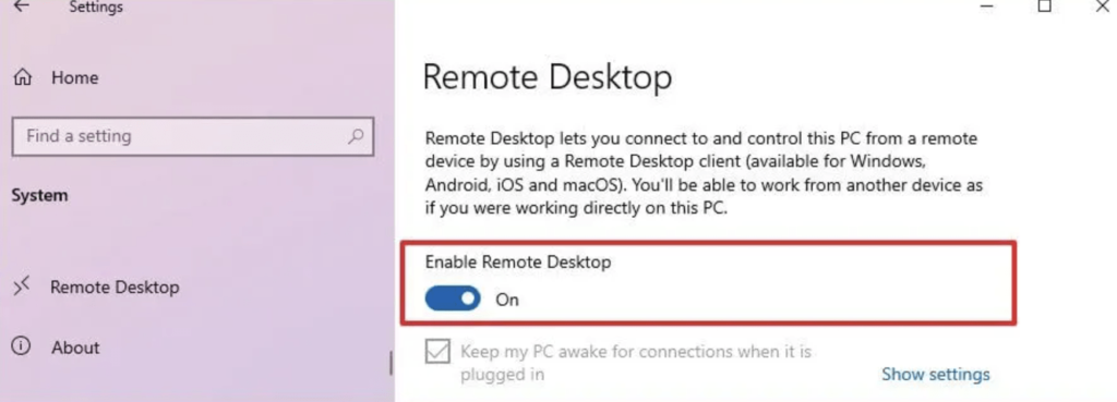 How to Set Up a Remote Desktop